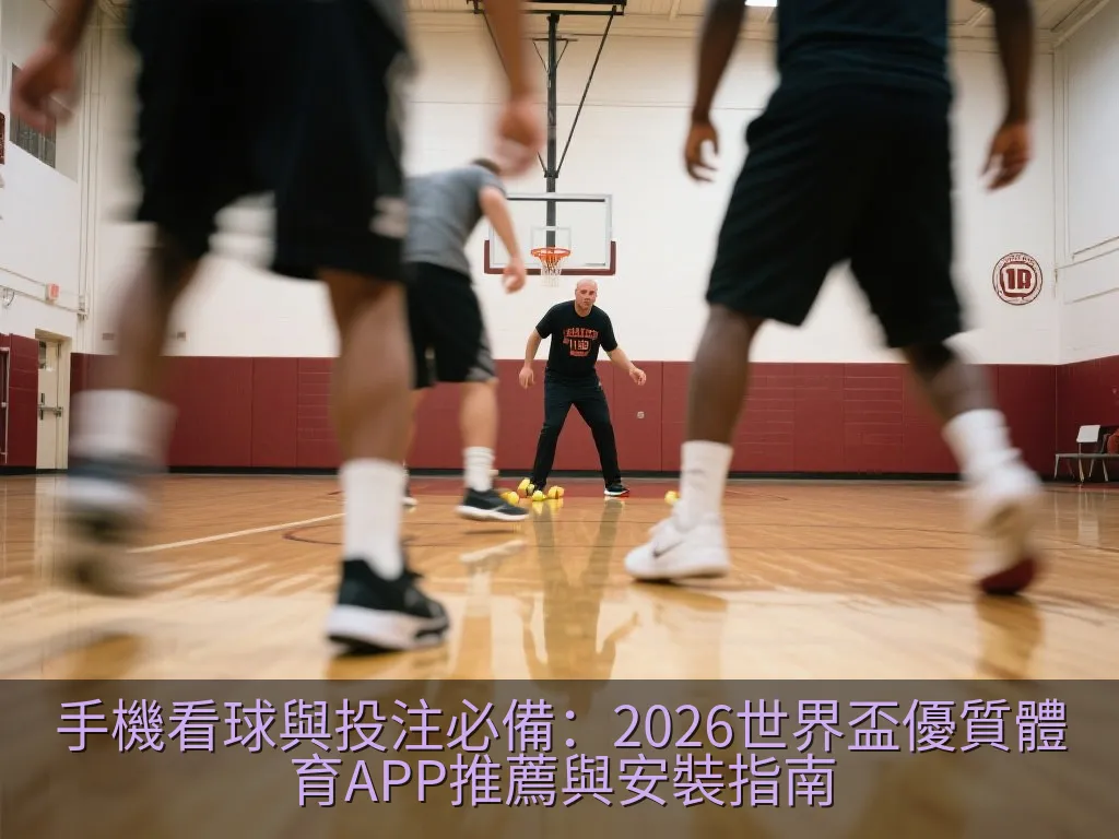 智慧型手機螢幕顯示即時賽事比分與通知提醒介面